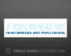 Funny Bumper Sticker 6 Pack - Tickling Tarmac Treasures 🌟🌟🌟🌟🌟