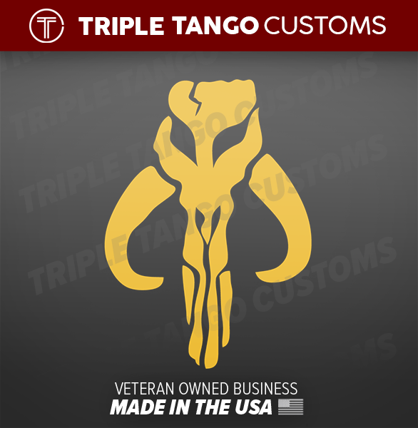 Mandalorian BOBA FETT MYTHOSAUR STICKER